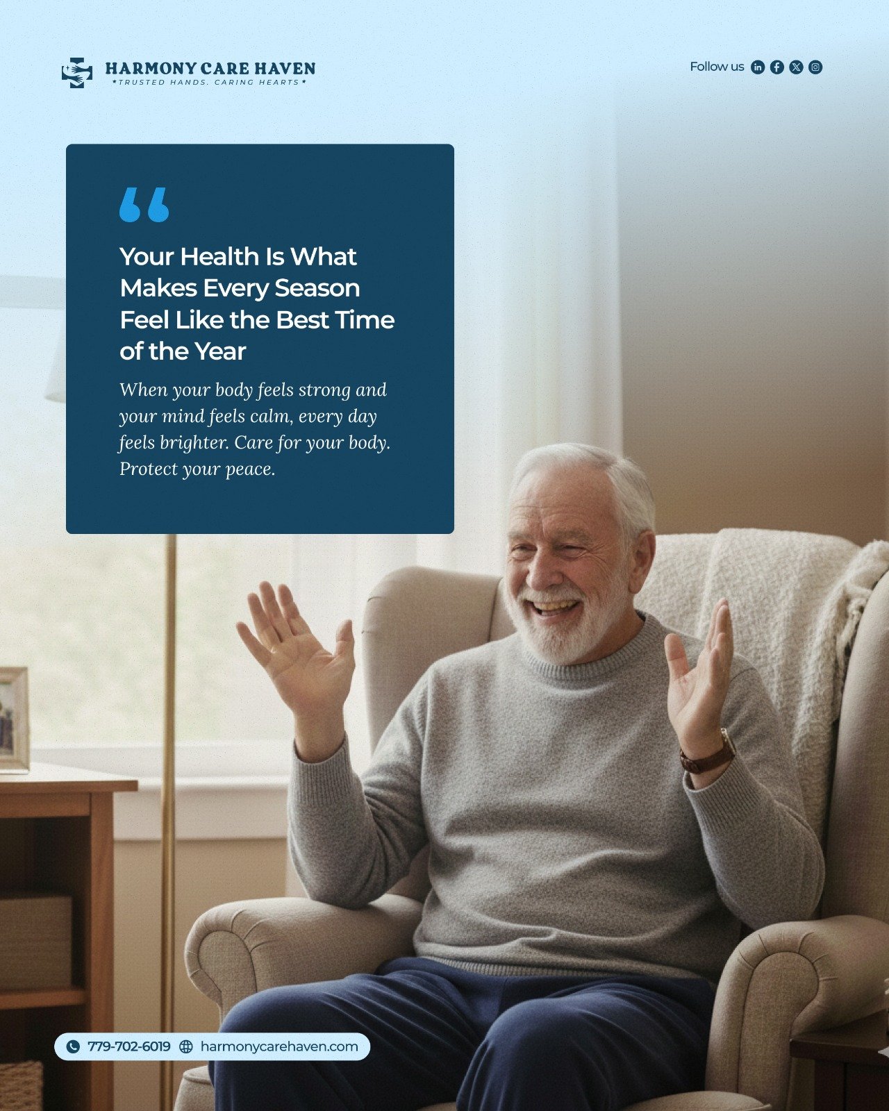 YOUR HEALTH IS WHAT MAKES EVERY SEASON FEEL LIKE THE BEST TIME OF THE YEAR